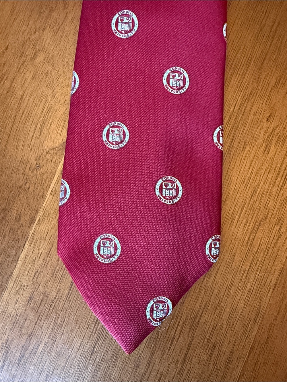 Classic Vintage Cornell University Patterned Tie
